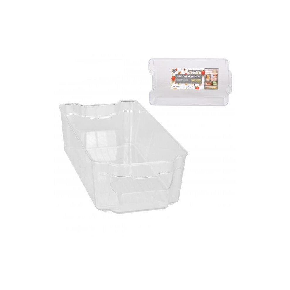 Fridge Clear Plastic Storage Box 31X16X9 cm