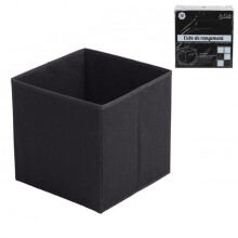 Fabric Storage Cube 31X 31 X31 Cm Black