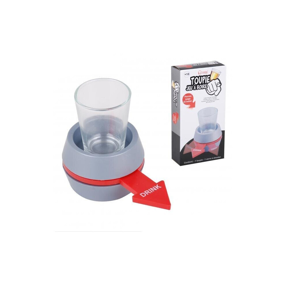 Spinning Shot Top Drinking Glass Game