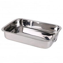 Lassania Stainless Steel Dish With Handle 35cm
