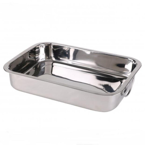 Lassania Stainless Steel Dish With Handle 35cm