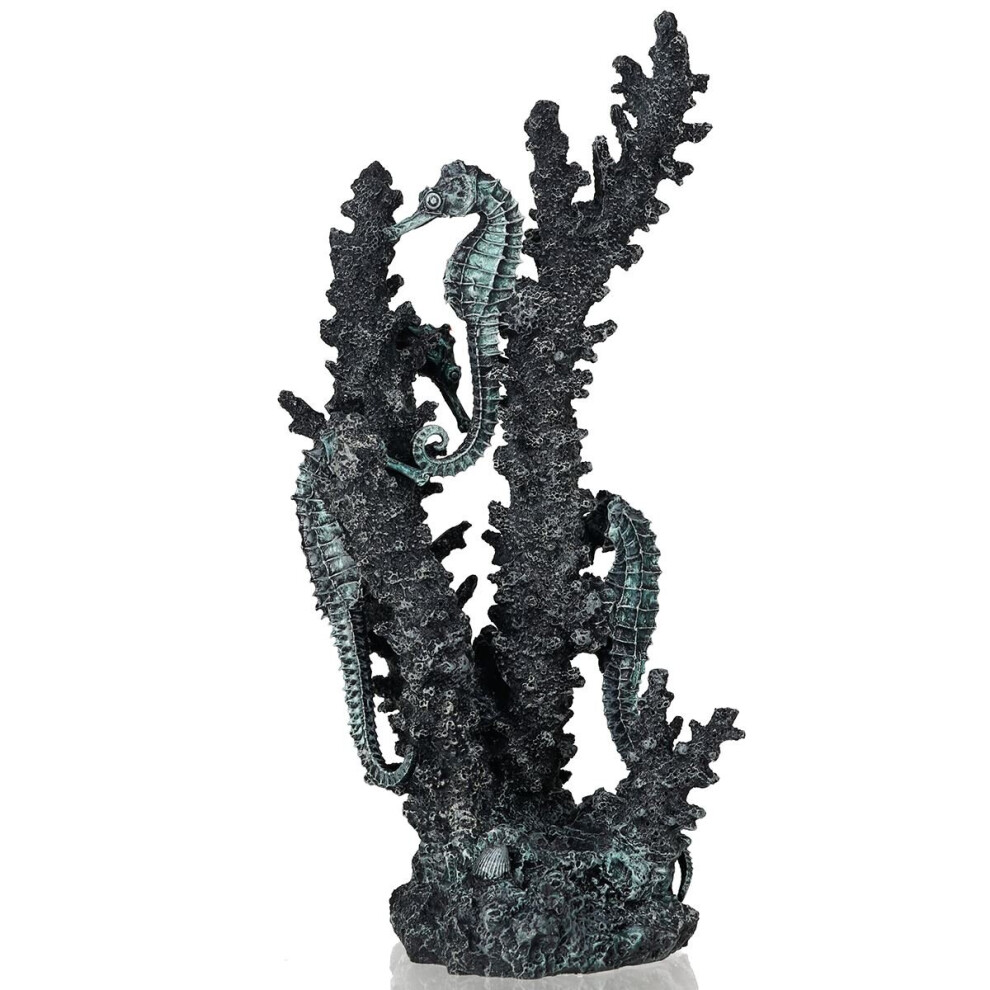 Biorb Ornament Seahorse On Medium Coral/Black
