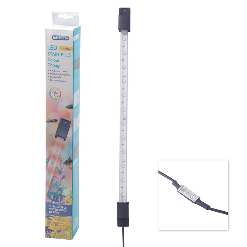 Interpet Light Led Start Plus Multi Colour Change Aquarium 45Cm