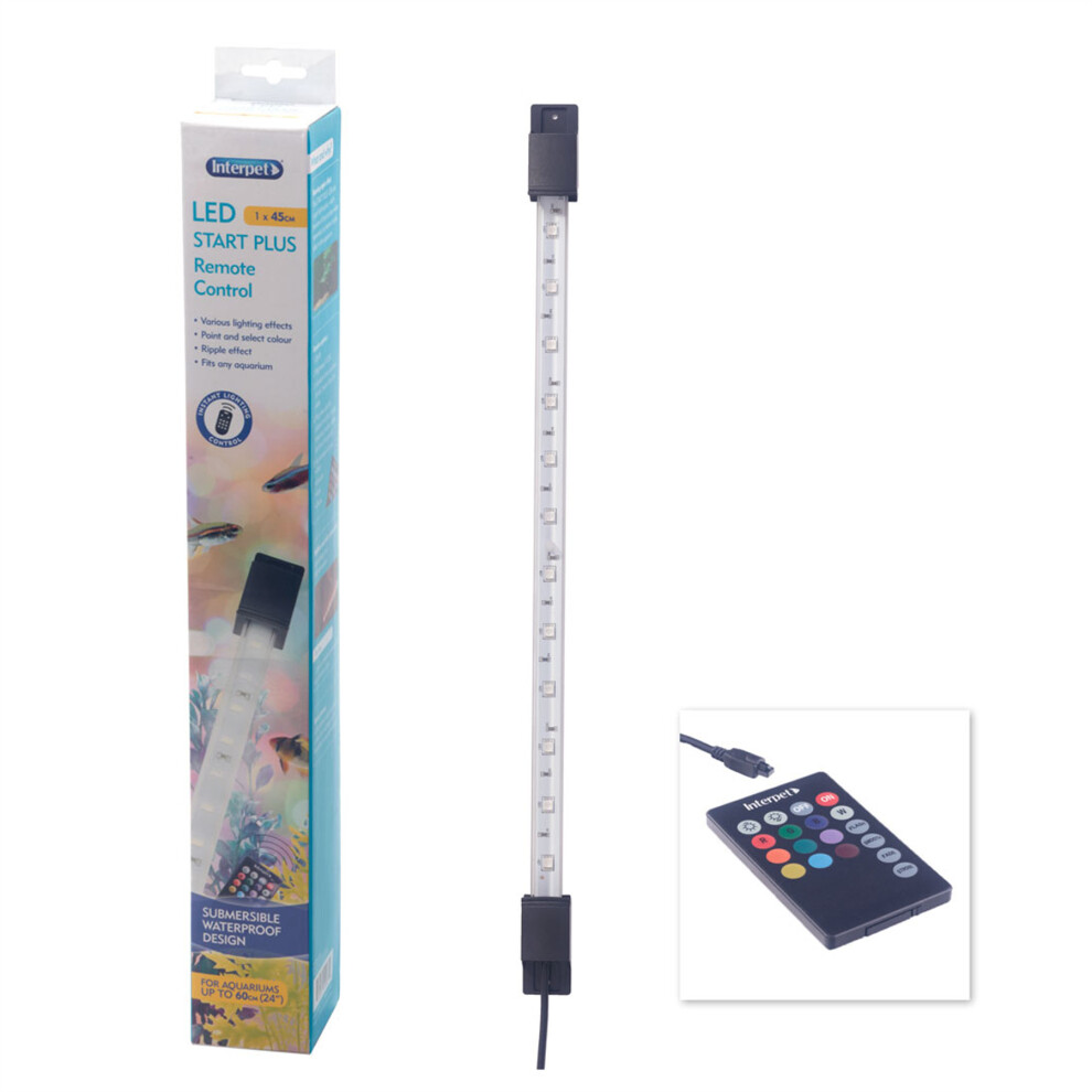 Interpet Light Led Start Plus Remote Control Aquarium 45Cm