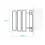 NES Home Kayson 350mm Foldable White Wall Mounted Shower Seat Mobility Aid Chrome Mount 9