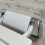 NES Home Kayson 350mm Foldable White Wall Mounted Shower Seat Mobility Aid Chrome Mount 4