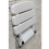 NES Home Kayson 350mm Foldable White Wall Mounted Shower Seat Mobility Aid Chrome Mount 3