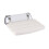 NES Home Kayson 350mm Foldable White Wall Mounted Shower Seat Mobility Aid Chrome Mount 8