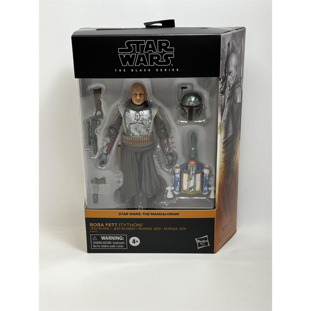 Boba Fett Tython Jedi Ruins TheMandalorian Black Series 6 Inch Hasbro F5870