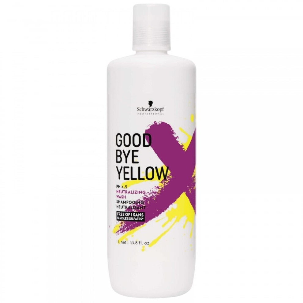 (1000ml) Goodbye Yellow Shampoo