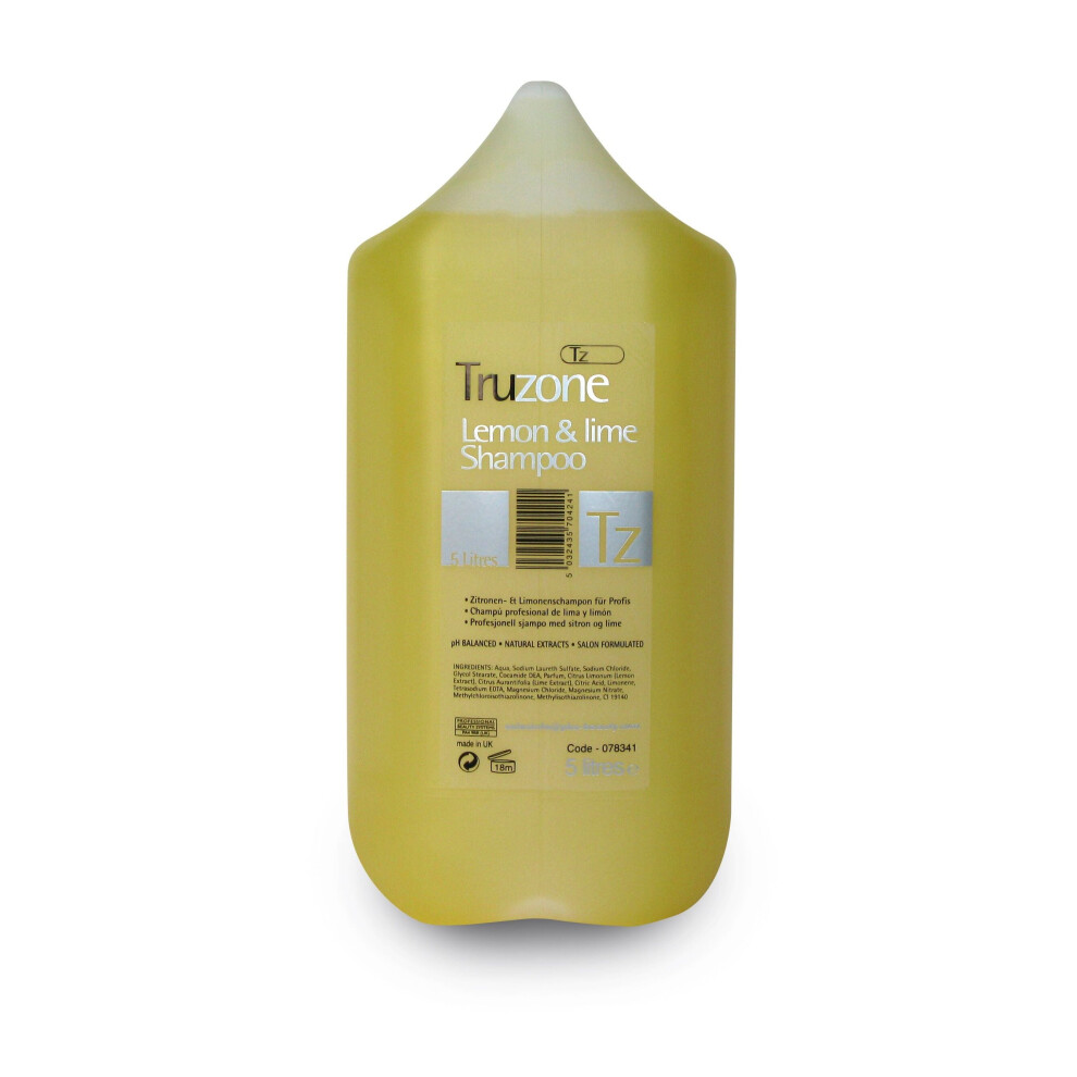 Truezone Lemon & Lime Shampoo 5 Litre