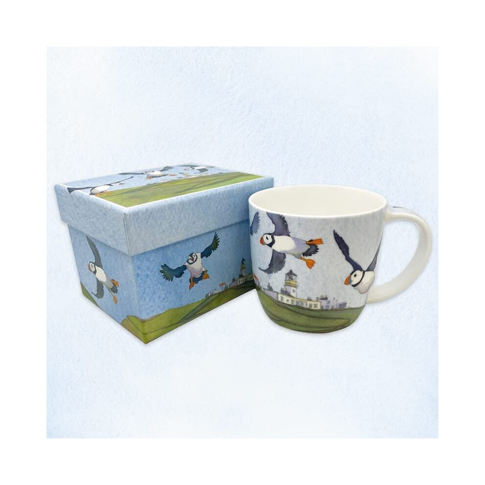 Emma Ball Sea Thfit Puffins Mug