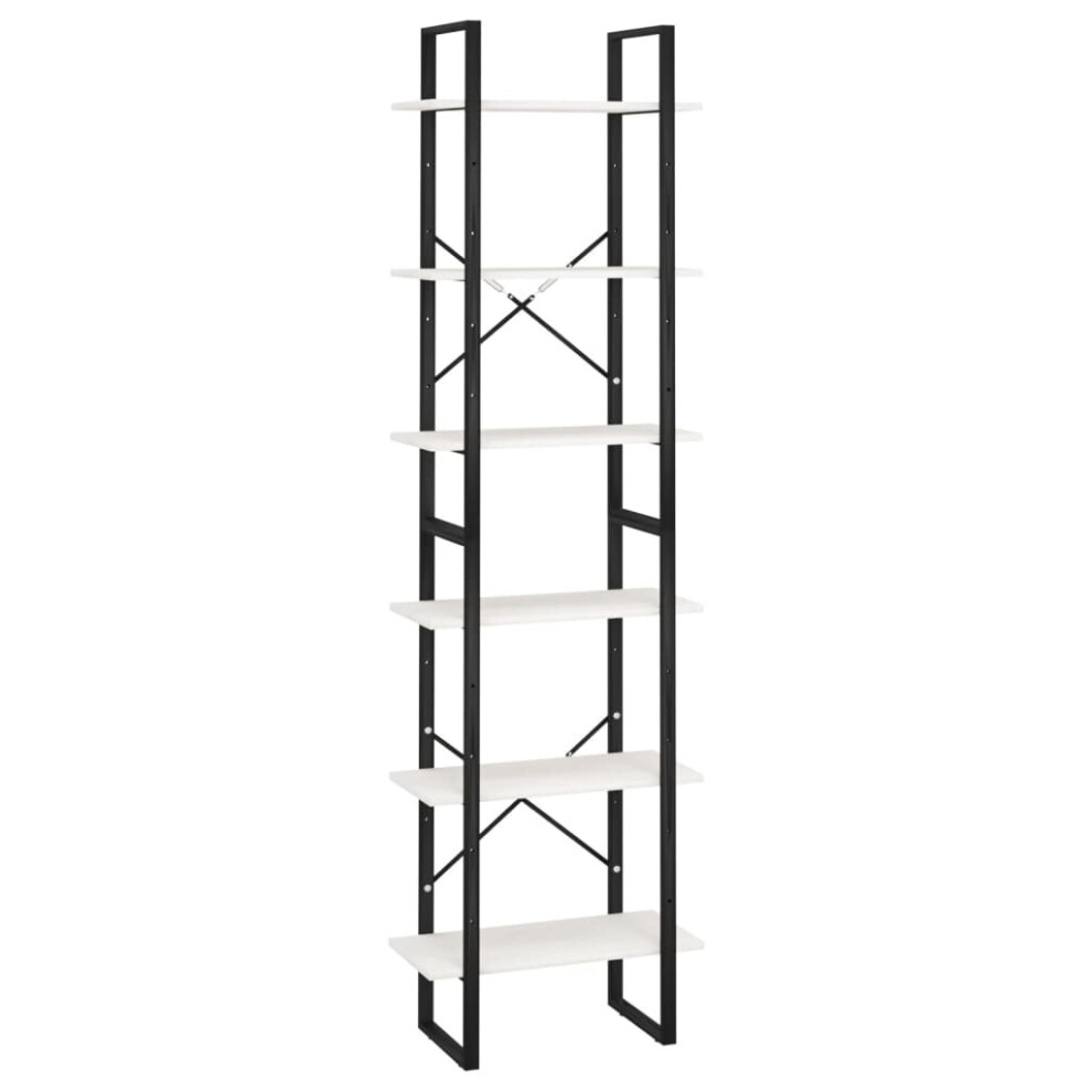 (white, 60 cm) vidaXL Storage Shelf Warehouse Stand Shelf Storage Organiser Storage Rack