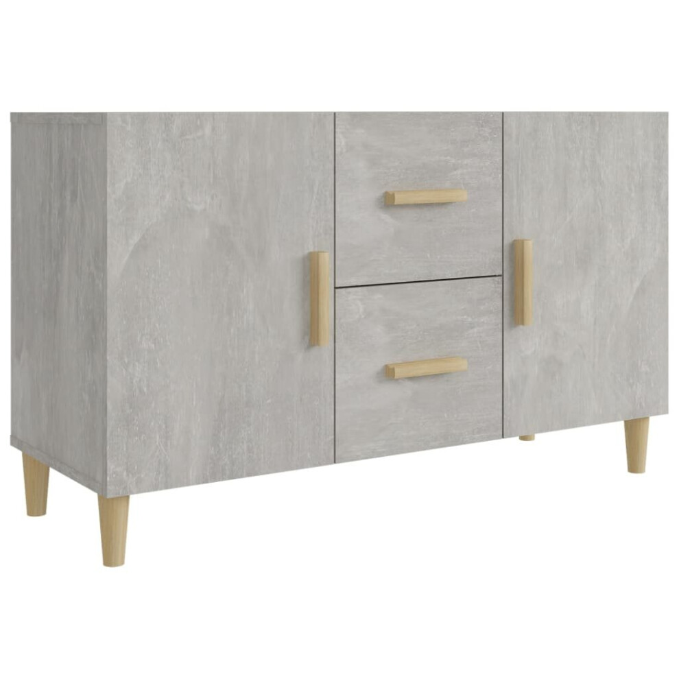 (concrete grey) vidaXL Sideboard Engineered Wood Storage Highboard Furniture Multi Colours