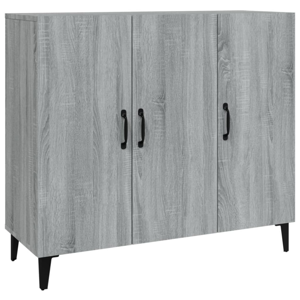 Vidaxl (Grey Sonoma) Sideboard Engineered Wood Indoor Cupboard Storage Cabinet Multi Colours