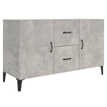 (concrete grey) vidaXL Sideboard Storage Cupboard Cabinet Buffet Highboard Engineered Wood