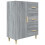 VidaXL (grey sonoma) vidaXL Sideboard White Engineered Wood Cupboard Storage Cabinet Multi Colours 1