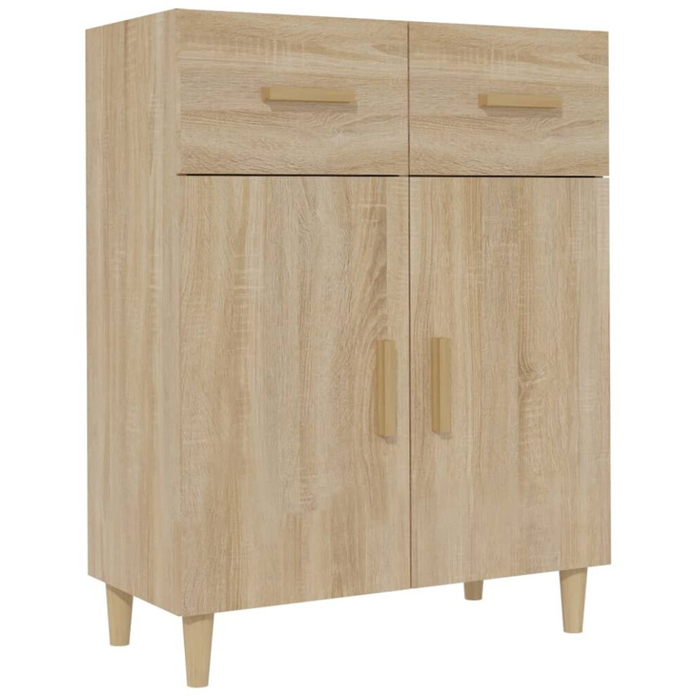 Vidaxl (Sonoma Oak) Sideboard Engineered Wood Console Cabinet Home Organiser Multi Colours