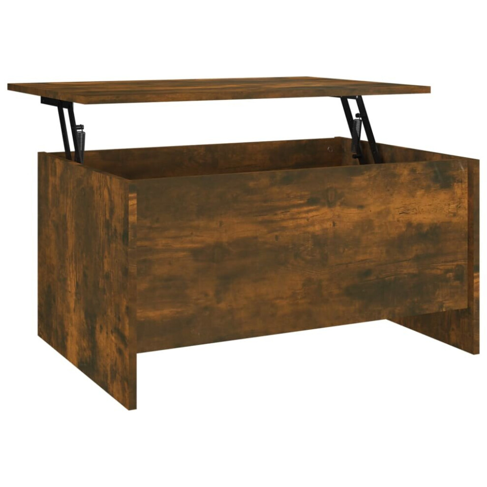 Photos - Dining Table VidaXL   Coffee Table Engineered Wood Living Room Couch Side Table Multi Colours Brown 819269 (smoked oak)