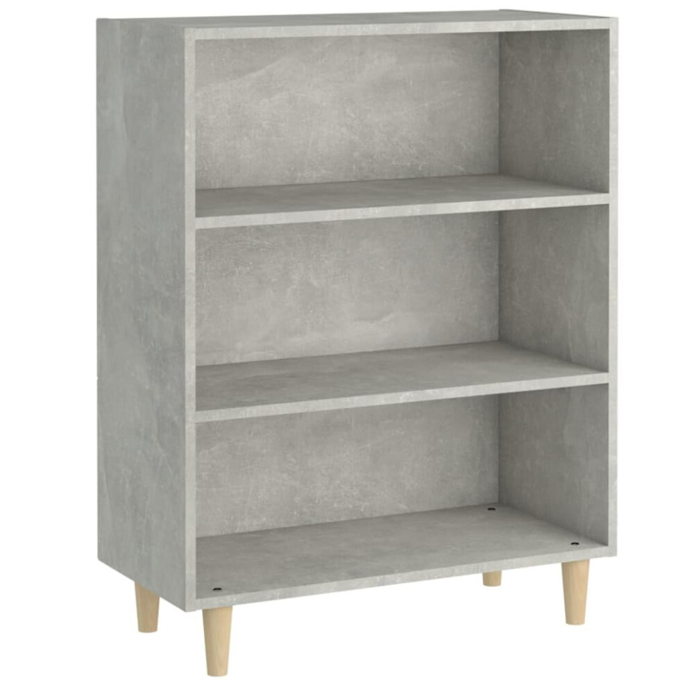 Vidaxl (Concrete ) Sideboard Engineered Wood Console Cabinet Home Organiser Multi Colours Grey