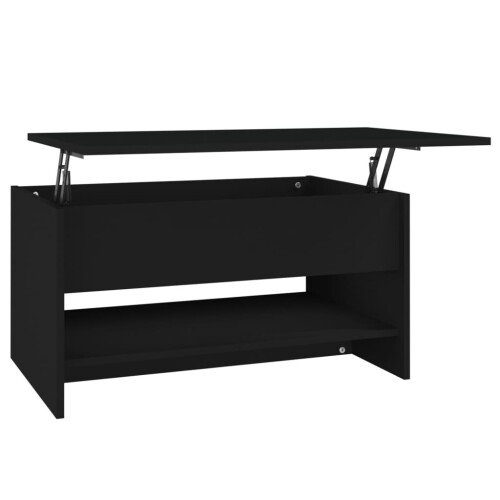VidaXL (black) vidaXL Coffee Table Engineered Wood Couch Centre Accent Table Multi Colours