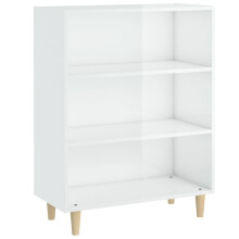 (high gloss white) vidaXL Sideboard Engineered Wood Console Cabinet Home Organiser Multi Colours