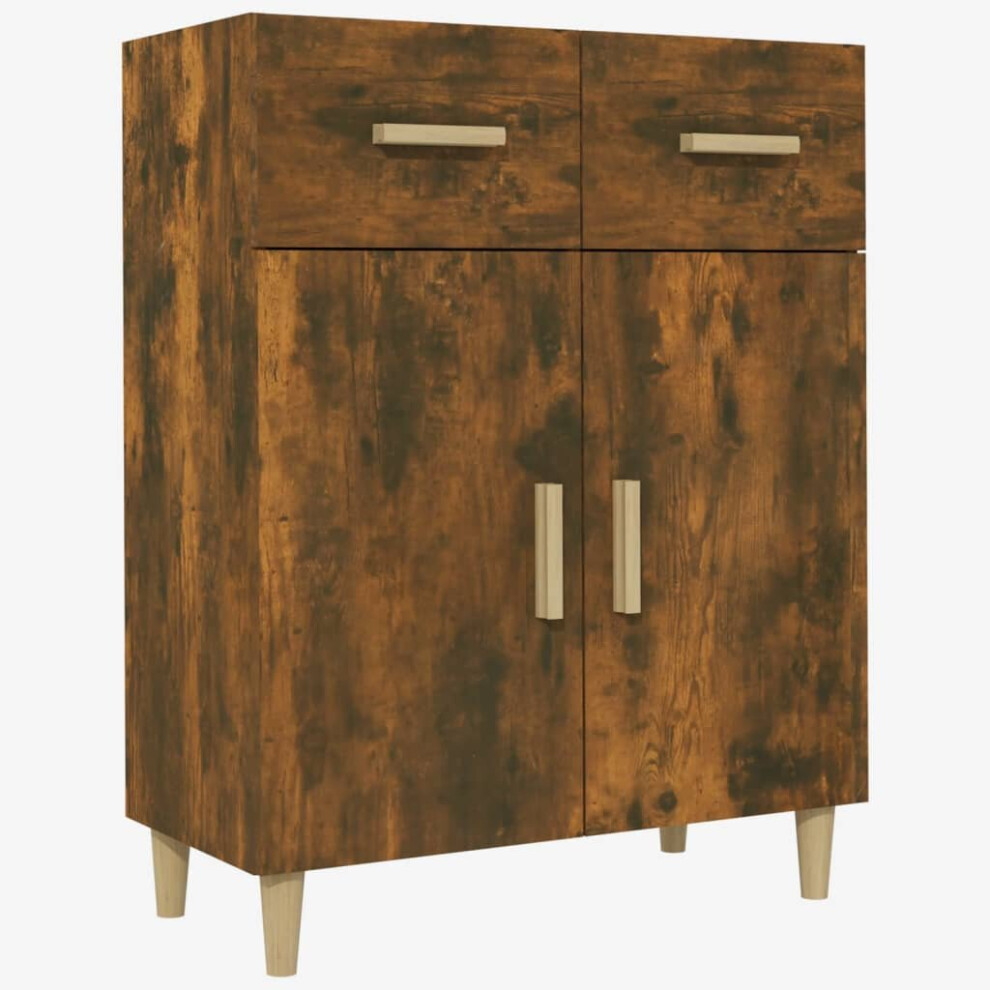 VIDAXL Smoked Oak Sideboard - 2 Door, 2 Drawer - Image 3