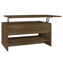 (brown oak) vidaXL Coffee Table Engineered Wood Couch Centre Accent Table Multi Colours