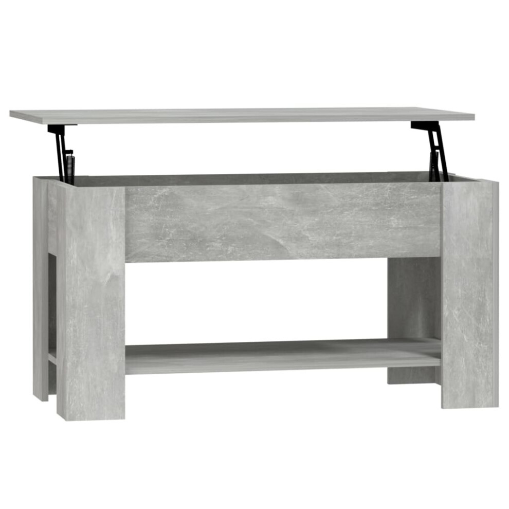 (concrete grey) vidaXL Coffee Table Engineered Wood Couch Centre Accent Table Multi Colours