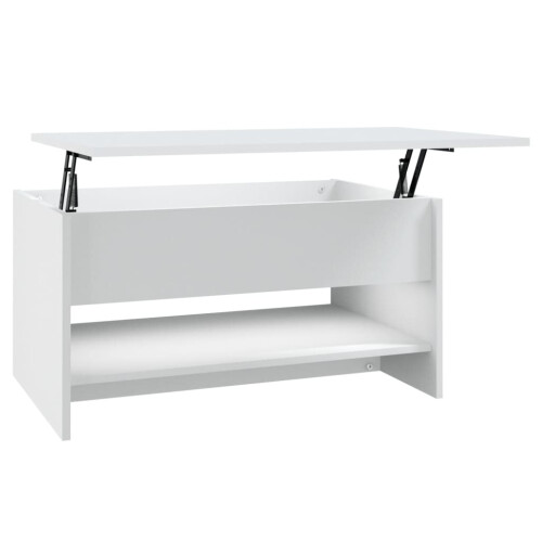 VidaXL (white) vidaXL Coffee Table Engineered Wood Couch Centre Accent Table Multi Colours