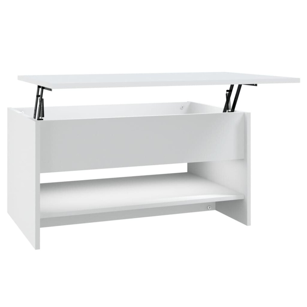 Vidaxl (White) Coffee Table Engineered Wood Couch Centre Accent Table Multi Colours