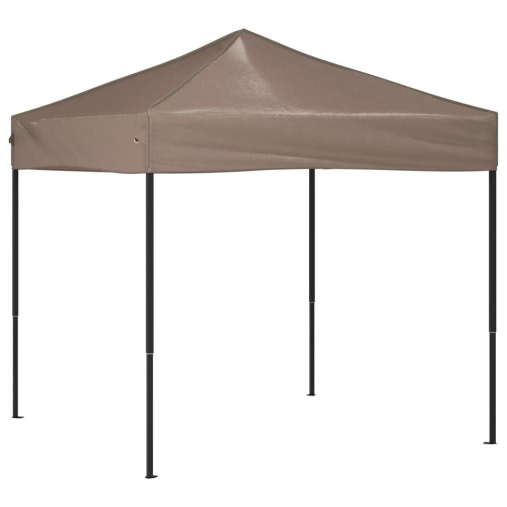 (taupe, 195.5 X 195.5 X 235 cm) vidaXL Folding Party Tent Garden Camping Gazebo Multi Colours Multi Sizes