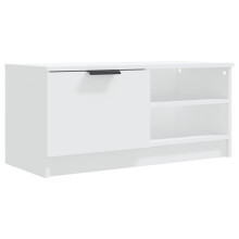 (white, 1) vidaXL 1/2x TV Cabinet Engineered Wood Media Unit HiFi Cabinet Multi Colours
