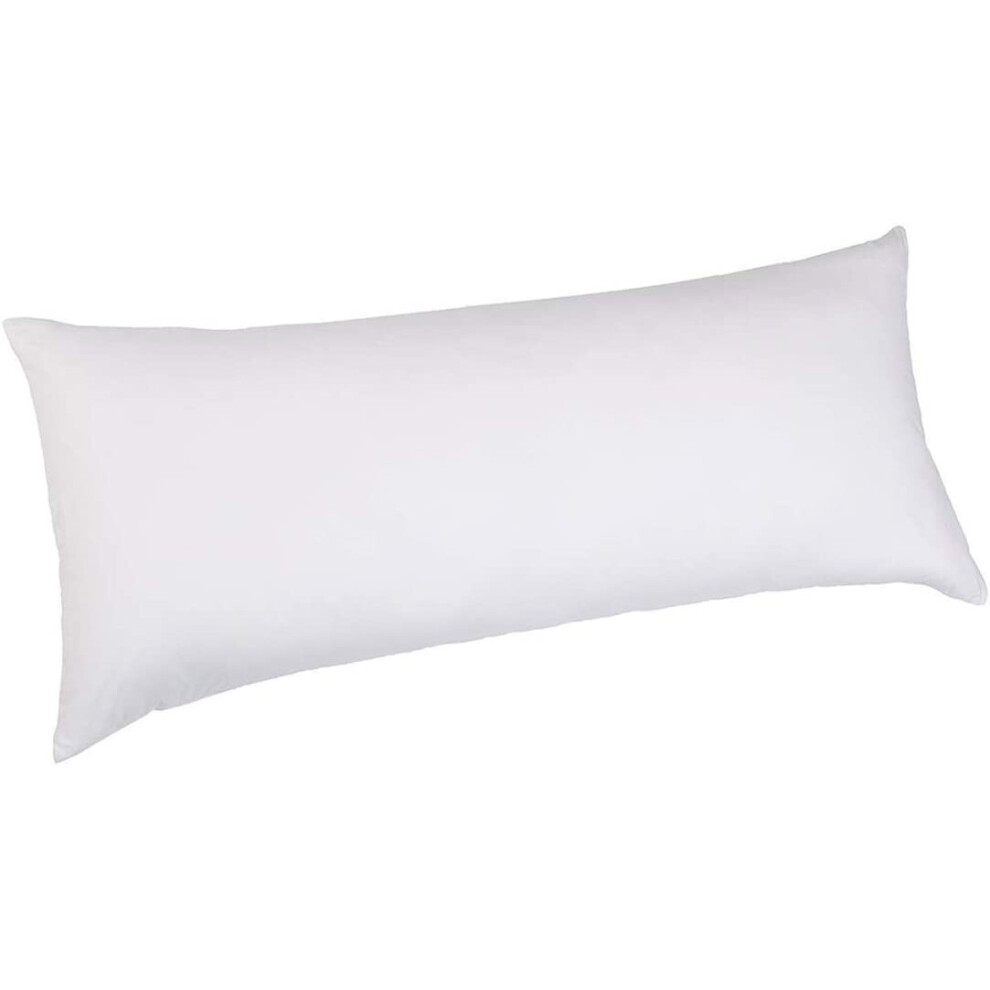(4 FT) White Bolster Pregnancy Maternity Support Pillow