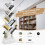 Costway 59 inch Tree Bookshelf Free-standing Bookcase with 10 Shelves 3