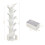 Costway 59 inch Tree Bookshelf Free-standing Bookcase with 10 Shelves 6