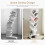 Costway 59 inch Tree Bookshelf Free-standing Bookcase with 10 Shelves 4