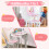 Costway Kids Vanity Table and Chair Set Princess Dressing Table W/ Mirror 6