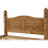 Seconique Corona 4FT 6inch Double High Foot End Bed Fram - Distressed Waxed Pine 2