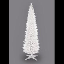 (5ft/150cm) Christmas Tree Slim White Pencil 4ft 5ft 6ft 7ft 8ft