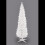 Snow Time (5ft/150cm) Christmas Tree Slim White Pencil 4ft 5ft 6ft 7ft 8ft 3
