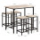 SoBuy Bartisch-Set mit 4 Barhockern OGT11-N 5