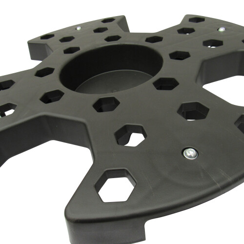 Garage Tyre Storage Dolly (Workshop Wheel Transport Casters) 1