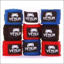 (Black, 4m) Venum 4m Hand Wraps