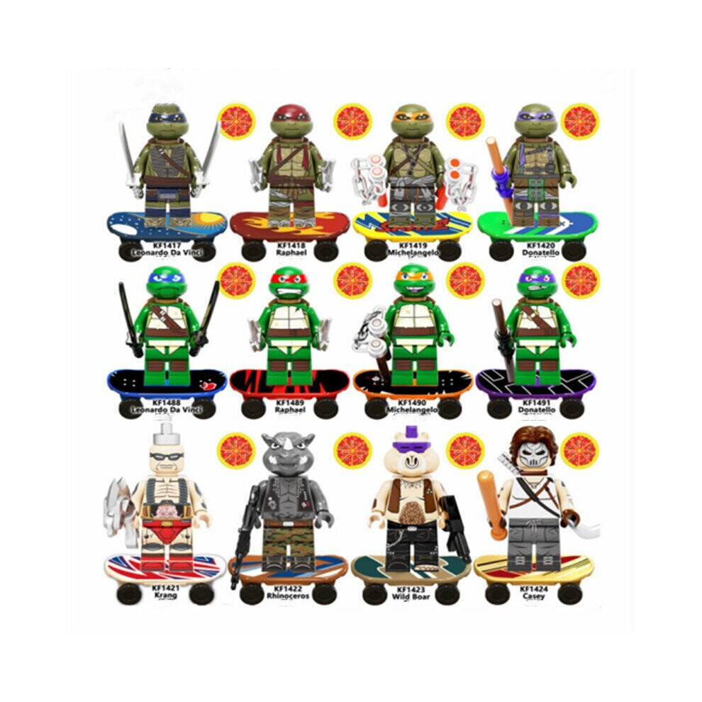 Photos - Action Figures / Transformers 12PCS Teenage Mutant Ninja Turtles Mini Figure Toy