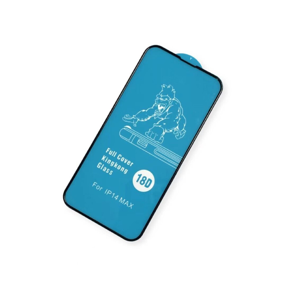 King Kong Full Cover 18D Glass Screen Protector Compatible with iPhone 14 Max / 13 Pro Max