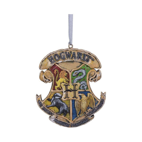 Harry Potter Hogwarts Crest Hanging Christmas Ornament 2