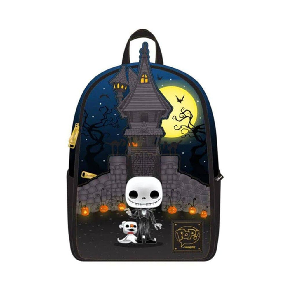 Disney Nightmare Before Christmas Jack Skellington House Loungefly Mini Backpack