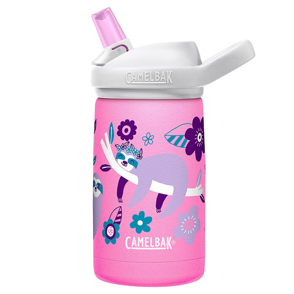 (sloth) Camelbak Eddy+ Kids 350ml Vacuum Insulated Water Bottle - Stainless Steel