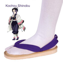 (Shinobu, 38-39) Slayer No Kimetsu Demon Yaiba Kamado Tanjiron Shoes Geta Clogs Slippers